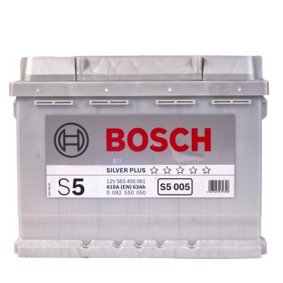 Купить запчасть BOSCH - 0092S50050 Аккумулятор автомобильный BOSCH S5 Silver Plus 0 092 S50 050 63 Ач