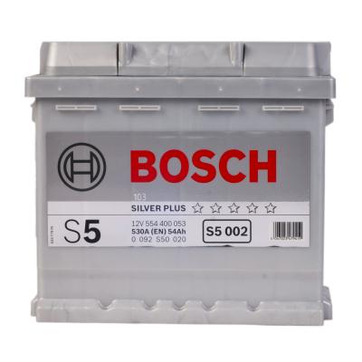 Купить запчасть BOSCH - 0092S50020 Аккумулятор автомобильный BOSCH S5 Silver Plus 0 092 S50 020 54 Ач