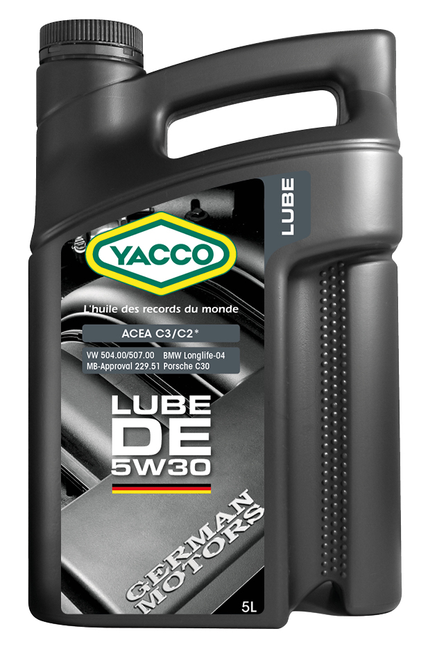 Купить запчасть YACCO - 305522 Моторное масло Yacco Lube DE VW 504/00/507/00 SN/CF 5W-30 5л