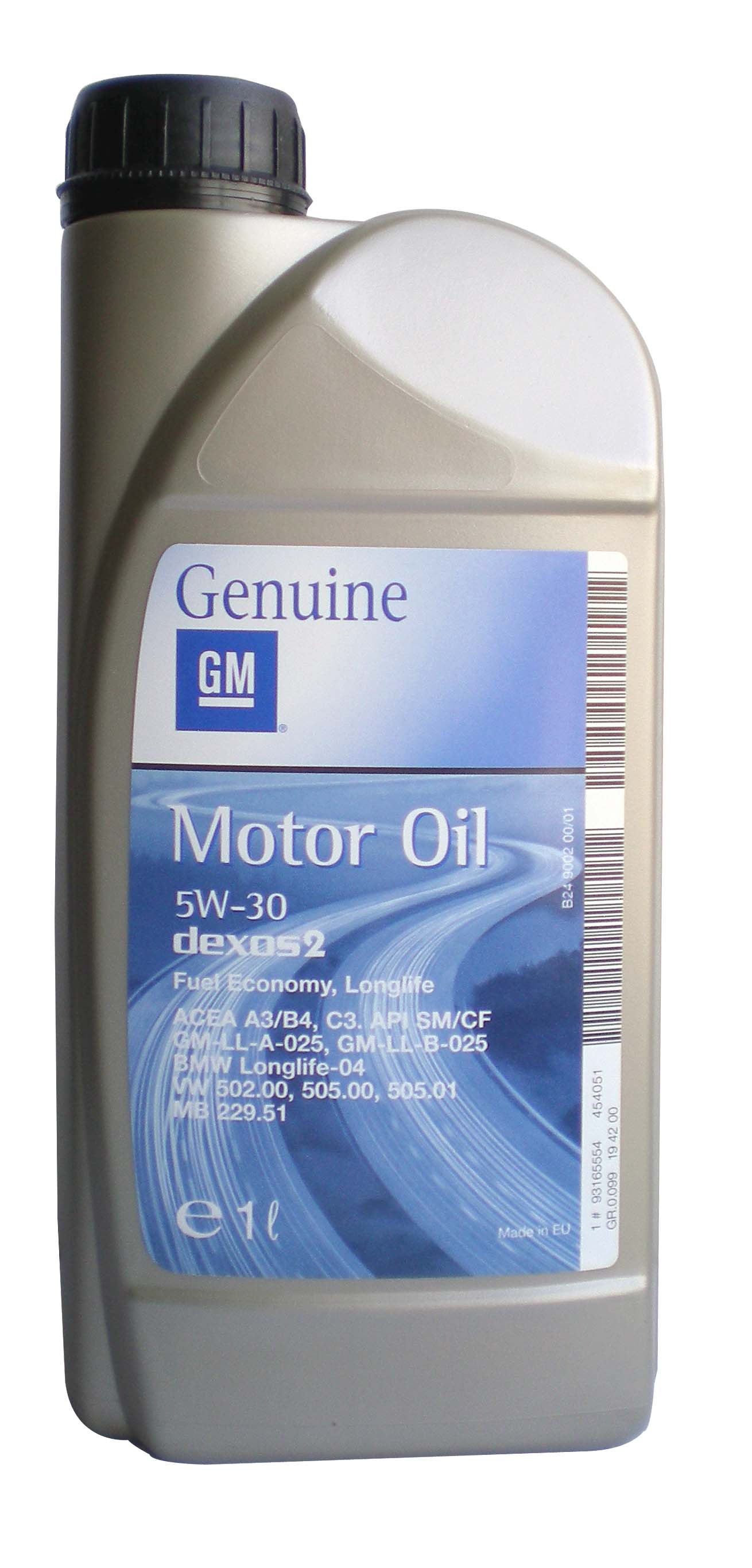 Купить запчасть GENERAL MOTORS - 1942000 Моторное масло General Motors Dexos2 5W-30 1л