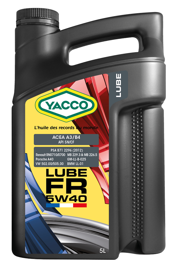Купить запчасть YACCO - 305422 Моторное масло Yacco Lube FR SN/CF 5W-40 5л