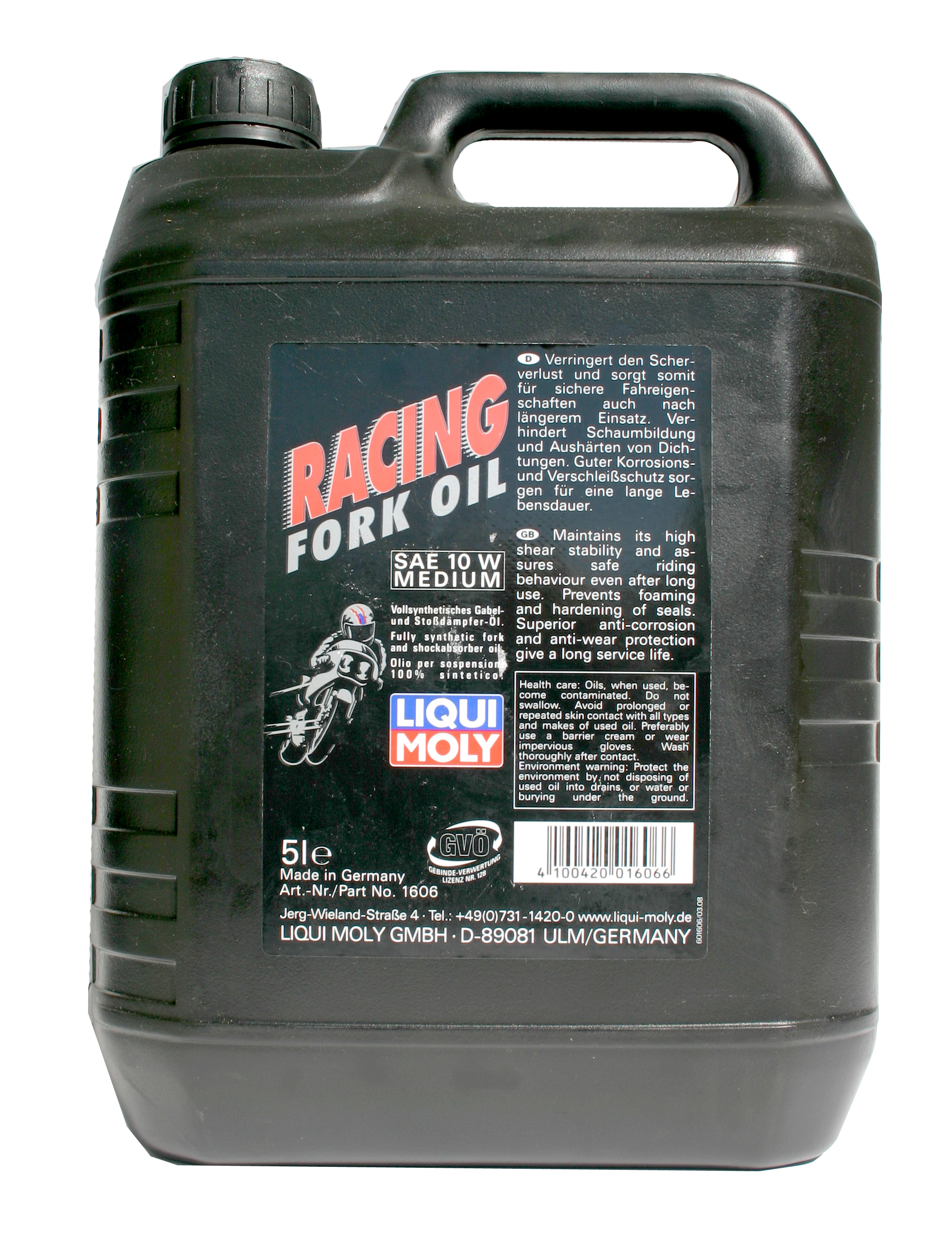Купить запчасть LIQUI MOLY - 1606 Масло для вилок и амортизаторов Racing Fork Oil Medium SAE 10W