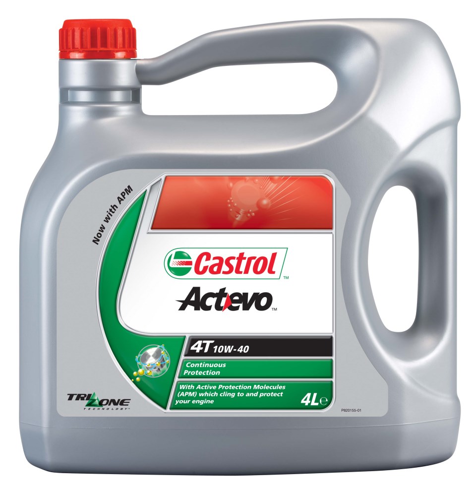 Купить запчасть CASTROL - 151A83 Моторное масло Castrol Act Evo 4T 10W-40 4 л