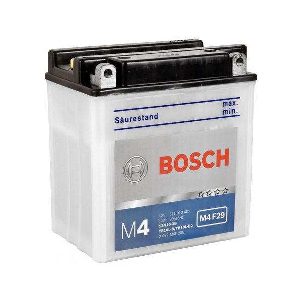 Купить запчасть BOSCH - 0092M4F290 Аккумулятор M4 F29 12v 11ah 90a 136x91x146 BOSCH 0092m4f290