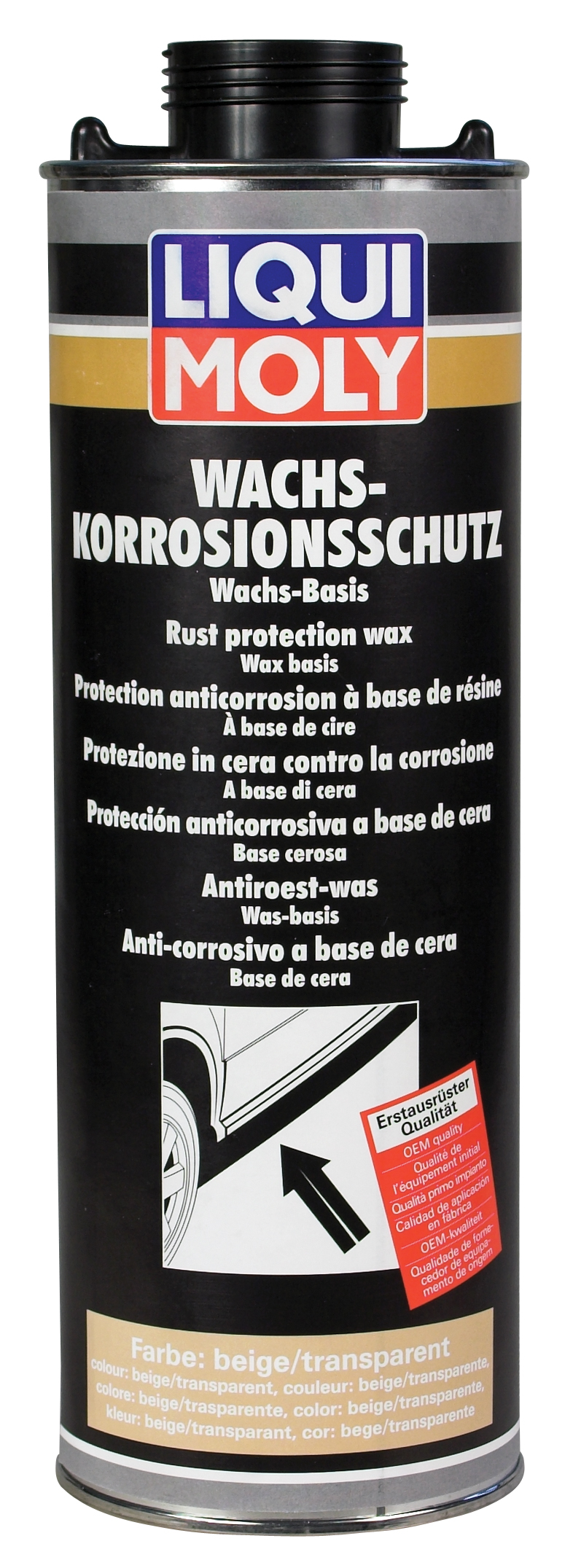 Купить запчасть LIQUI MOLY - 6104 Антикор воск/смола (коричневый/бесцветный) Wachs-Korrosions-Schutz braun/transparent