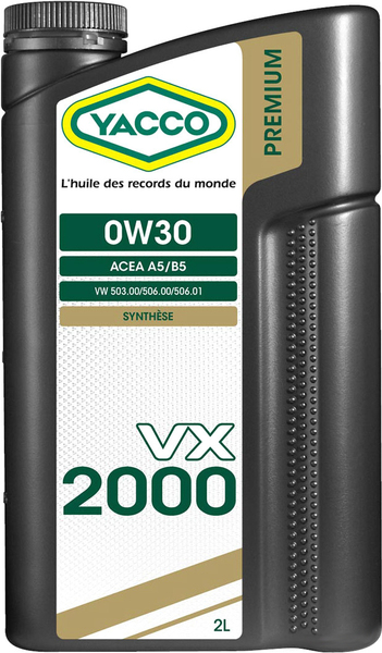 Купить запчасть YACCO - 301624 Моторное масло Yacco VX 2000 0W-30 2л