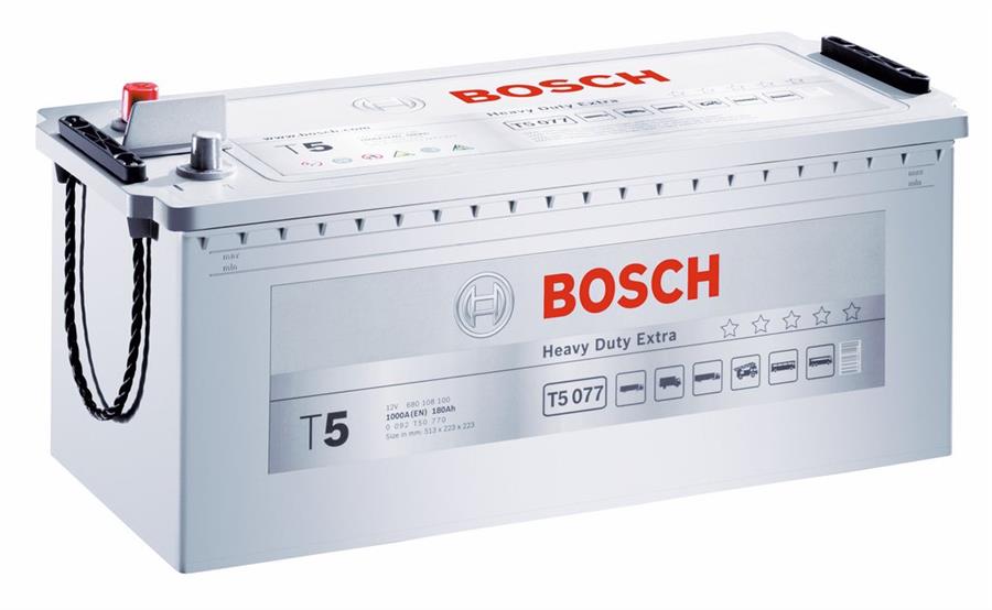 Купить запчасть BOSCH - 0092T50770 Аккумулятор автомобильный BOSCH T4 0 092 T50 770 180 Ач