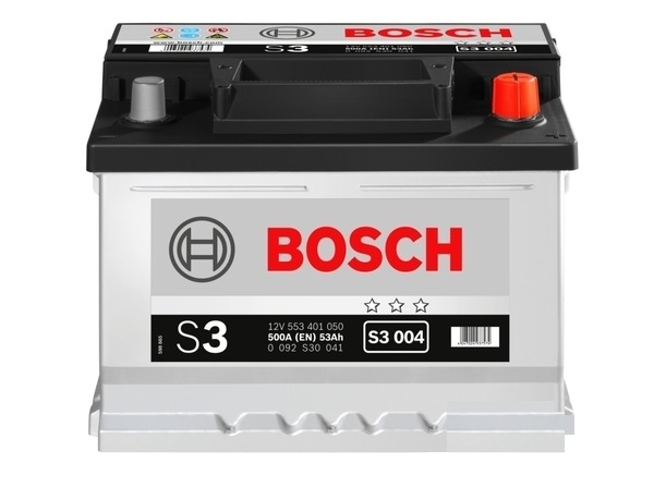 Купить запчасть BOSCH - 0092S30041 Аккумулятор автомобильный BOSCH 0 092 S30 041 53 Ач