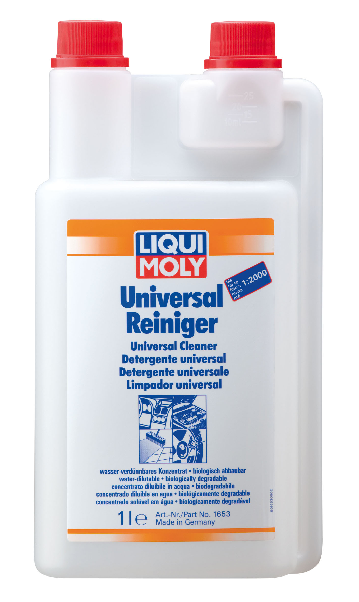 Купить запчасть LIQUI MOLY - 1653 Универсальный очиститель (концентрат) Universal-Reiniger