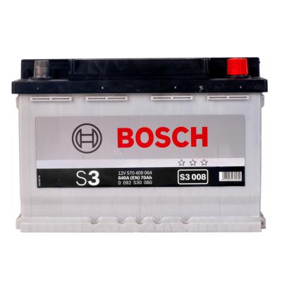 Купить запчасть BOSCH - 0092S30080 Аккумулятор автомобильный BOSCH S3 0 092 S30 080 70 Ач