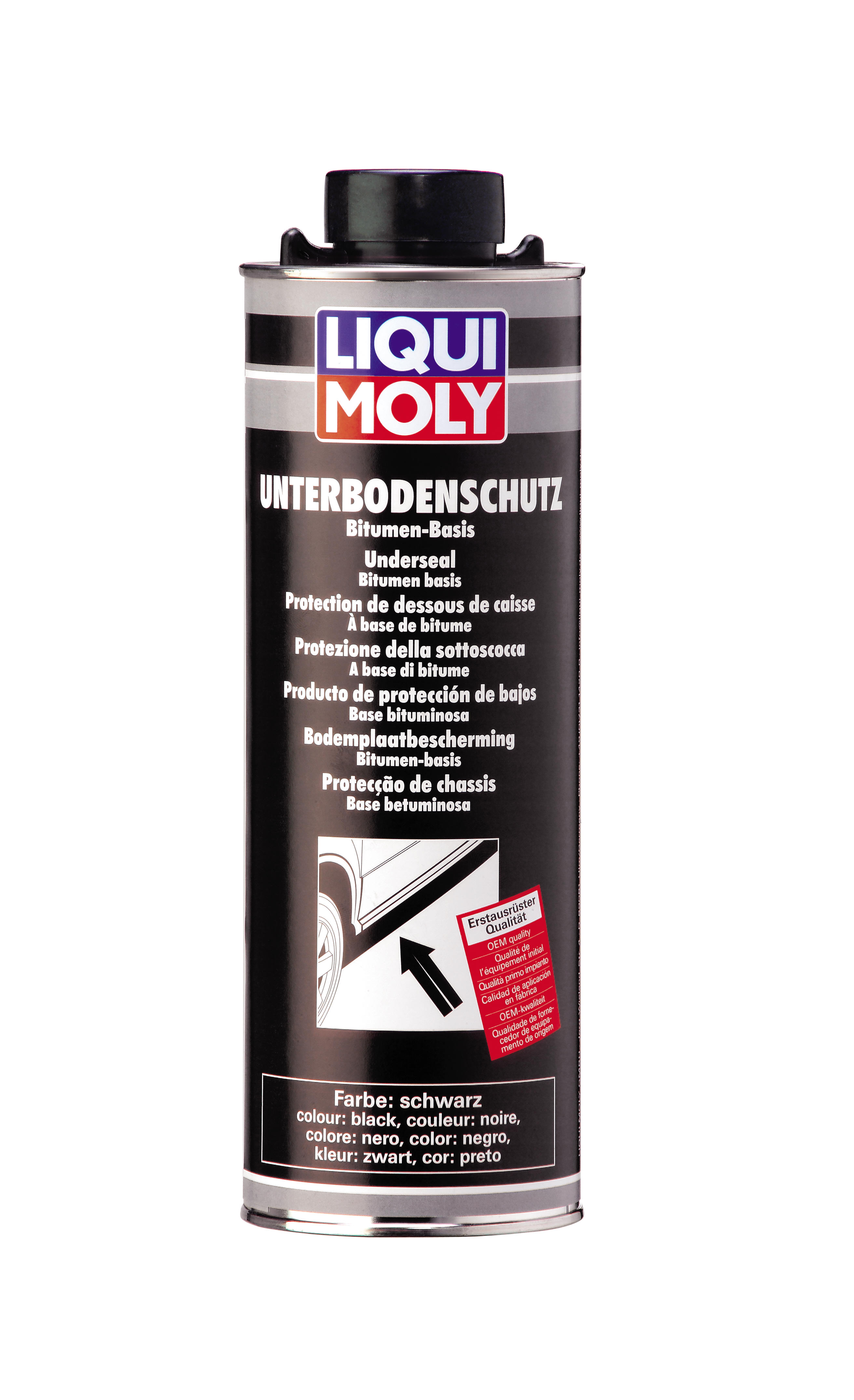 Купить запчасть LIQUI MOLY - 6112 Антикор для днища кузова битум/смола (черный) Unterboden-Schutz Bitumen schwarz