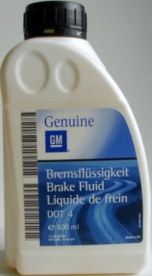 Купить запчасть GENERAL MOTORS - 1942058 Тормозная жидкость dot 4, "BRAKE FLUID", 0.5л