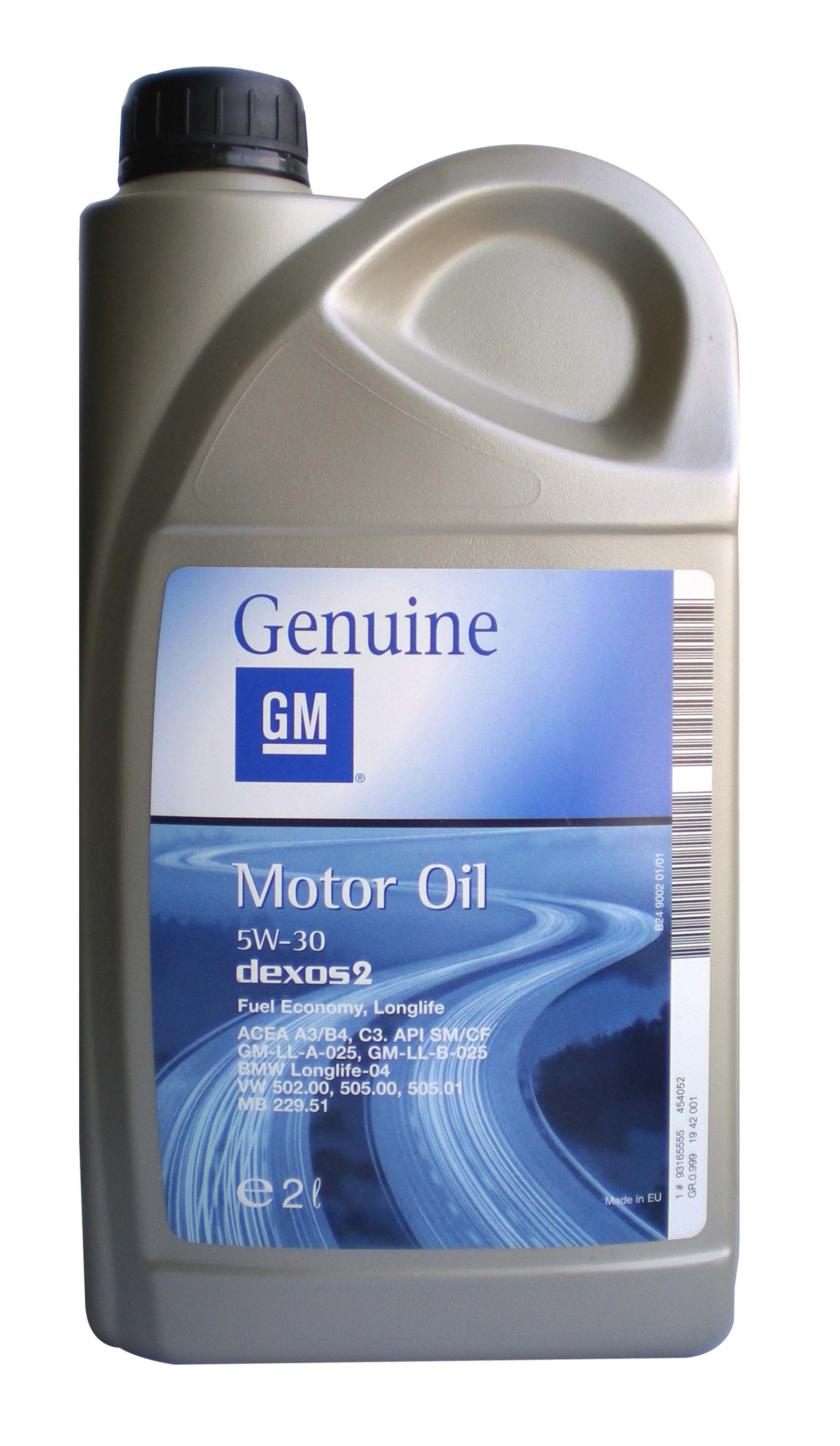 Купить запчасть GENERAL MOTORS - 1942001 Моторное масло General Motors Dexos2 5W-30 2л