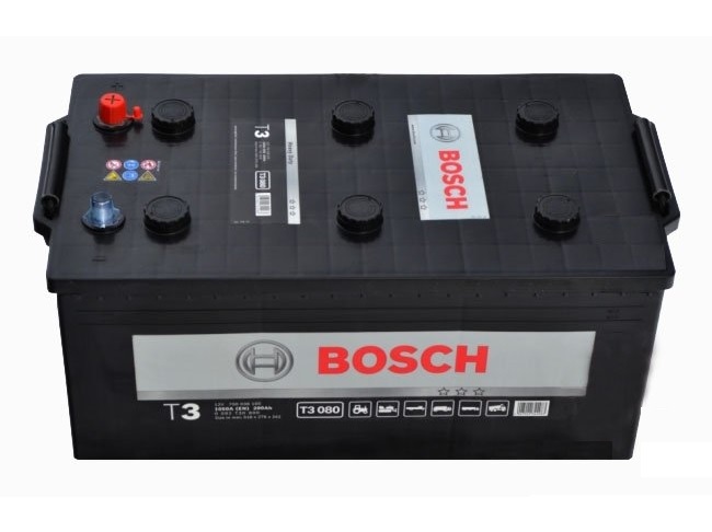 Купить запчасть BOSCH - 0092T30800 Аккумулятор T3 [12v 200ah 1050а Полярность Прямая,Залит Заряжен BOSCH