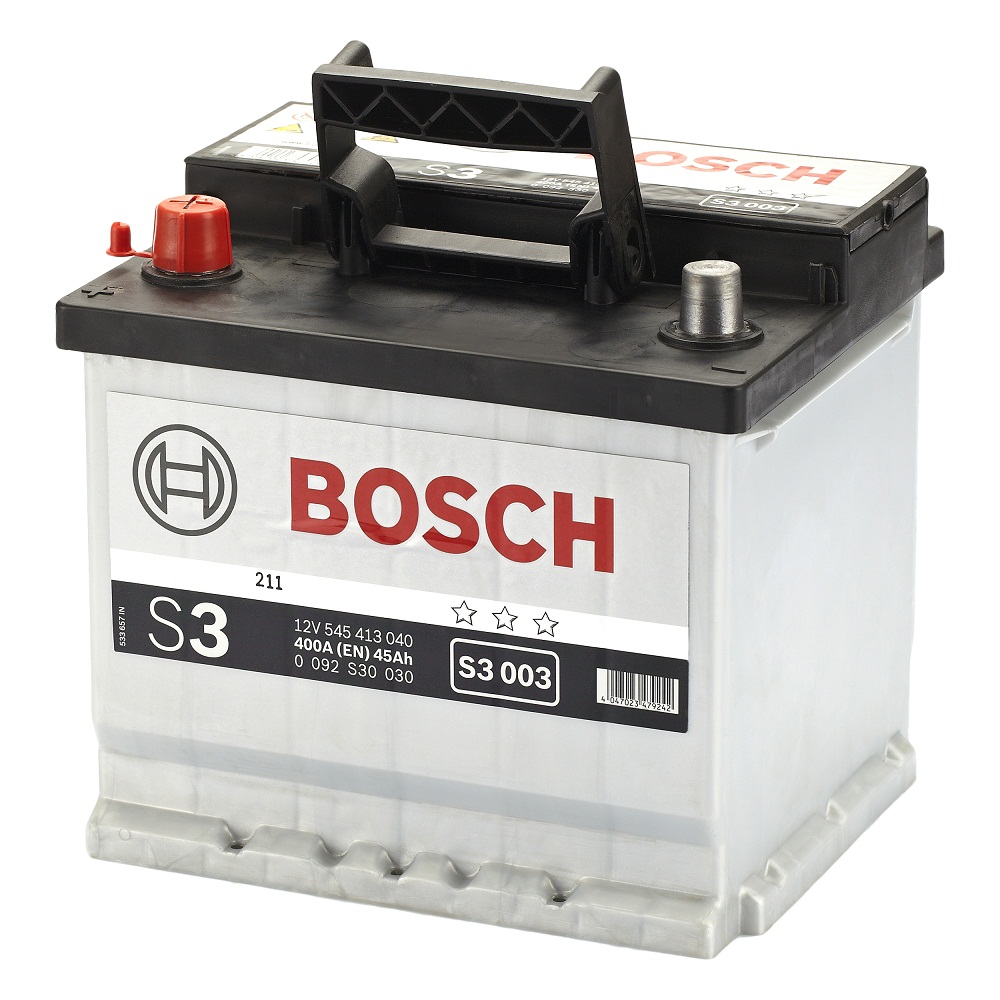 Купить запчасть BOSCH - 0092S30030 Аккумулятор автомобильный BOSCH 0 092 S30 030 45 Ач