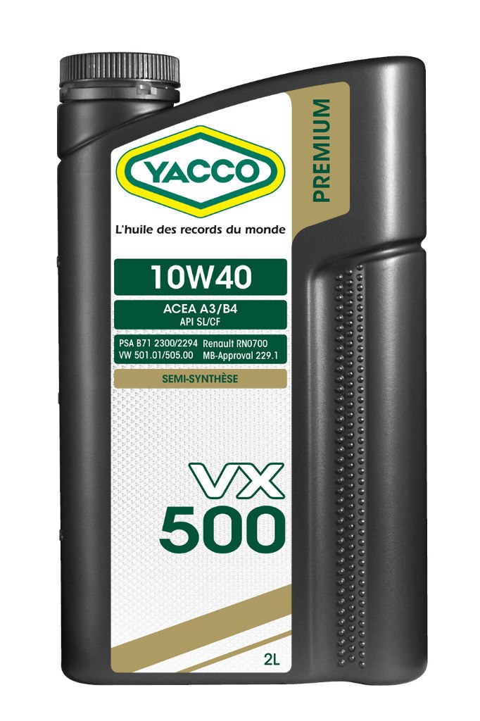 Купить запчасть YACCO - 303124 Моторное масло Yacco VX 500 SL/CF 10W-40 2л