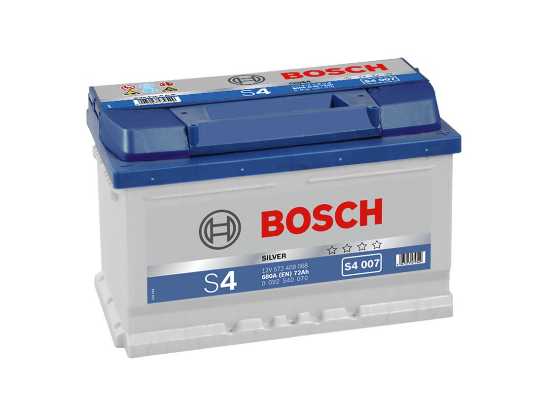 Купить запчасть BOSCH - 0092S40070 Аккумулятор автомобильный BOSCH S4 Silver 0 092 S40 070 72 Ач