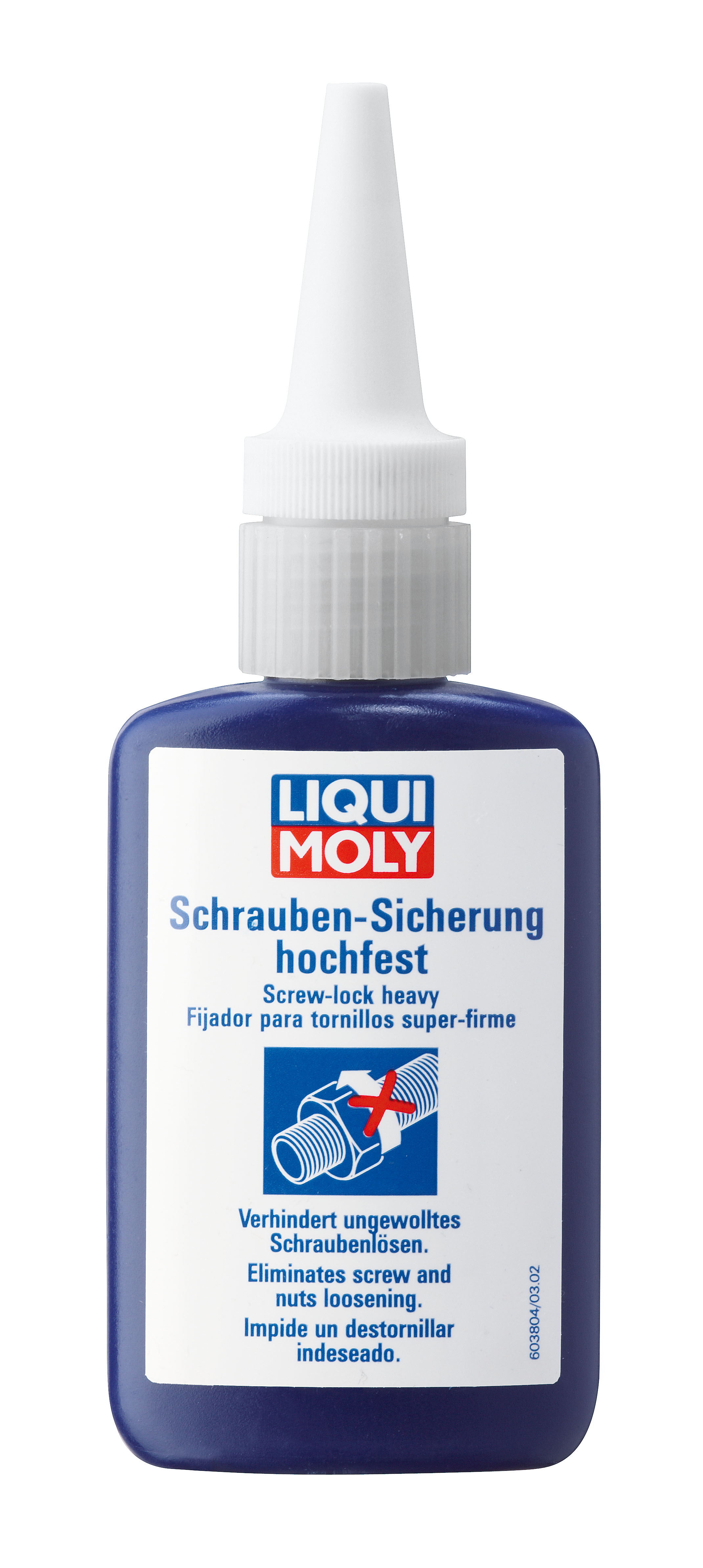 Купить запчасть LIQUI MOLY - 3804 Средство для фиксации винтов (сильной фиксации) Schrauben-Sicherung hochfest