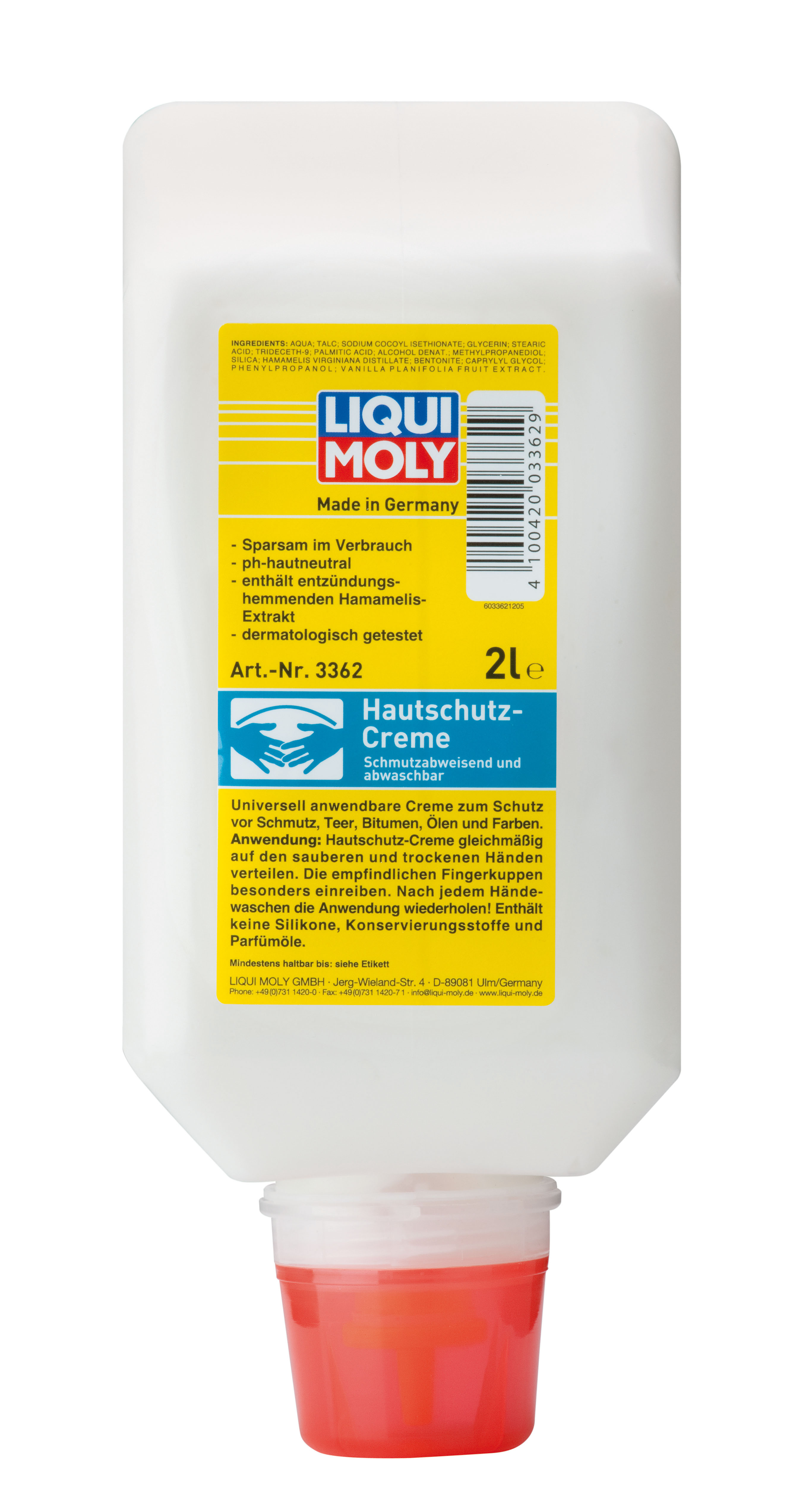 Купить запчасть LIQUI MOLY - 3362 Крем для защиты кожи Hautschutz-Creme