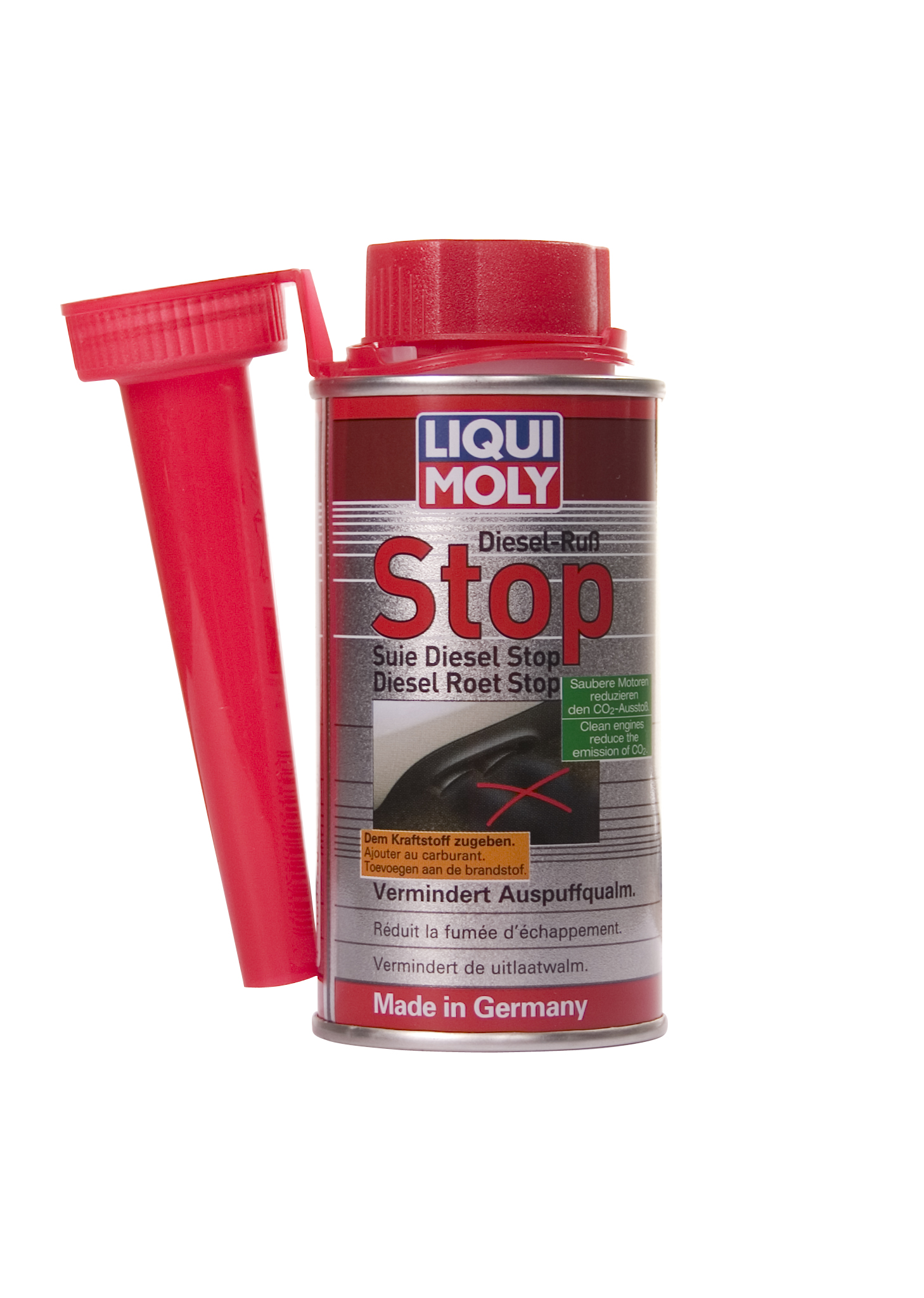 Купить запчасть LIQUI MOLY - 5180 Присадка для уменьшения дымности дизельных двигателей "Diesel Russ-Stop", 150 мл
